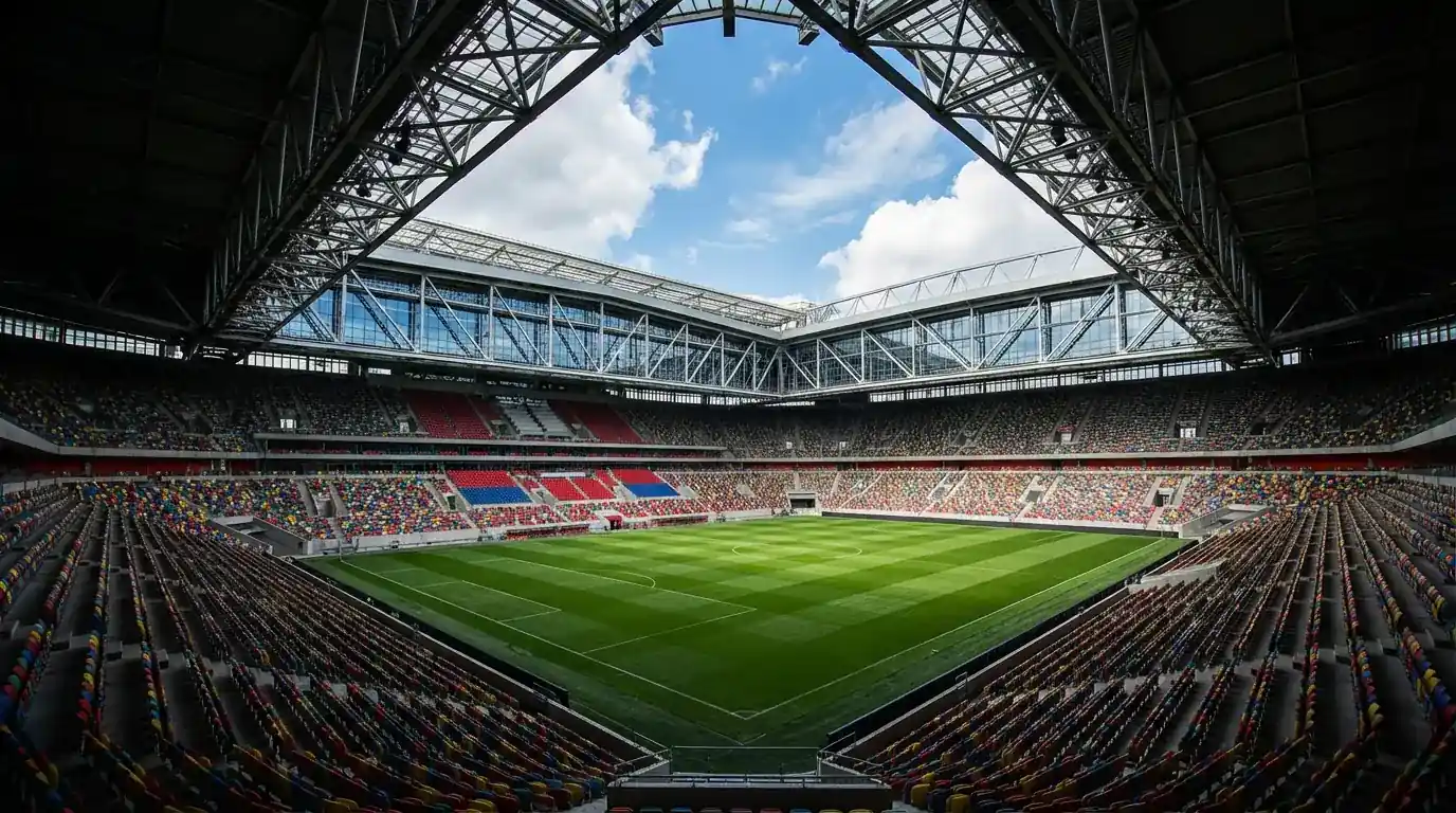 Tábla comparáide na 16 staidiam ag Corn an Domhain 2026